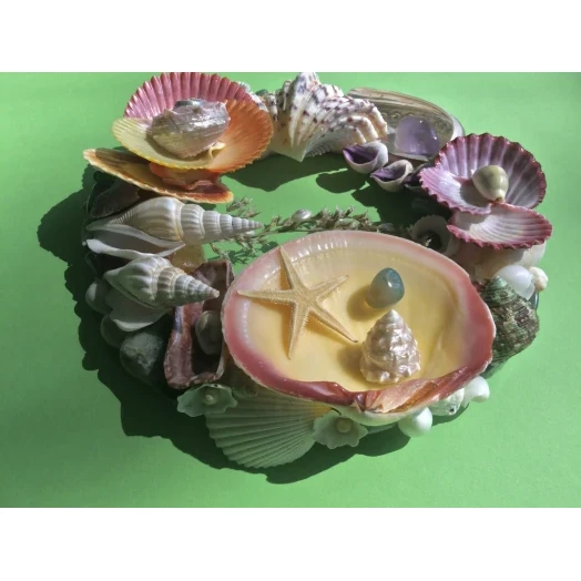 Sea Picture / Frame, Colorful, Round # 7