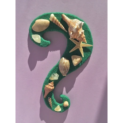 Sea Picture / Frame, Green & Yellow Sandy Serpentine Wave # 46 Sea Picture / Frame, Green & Yellow Sandy Serpentine Wave # 46