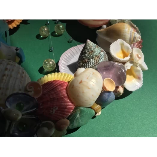 Sea Picture / Frame, Colorful, Round # 5